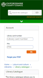 Mobile Screenshot of libcat.oxfordshire.gov.uk